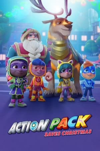 Nonton The Action Pack Saves Christmas (2022) Sub Indo di Lk21 Poster